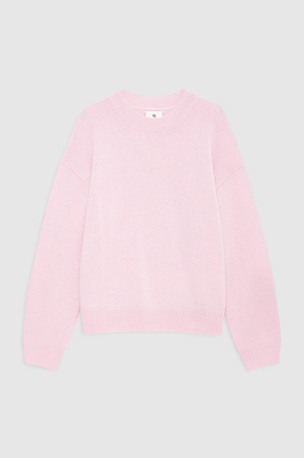 2277-lee-crew-sweater-powder-pink-3.webp Lee Crew Sweater - Powder Pink