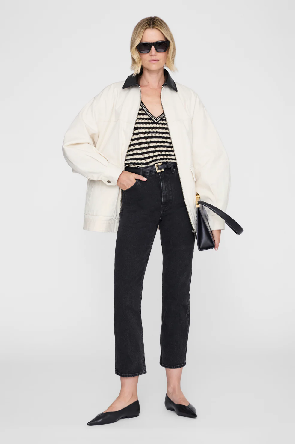 2287-lowen-sweater-black-and-ivory-stripe-2.webp Lowen Sweater - Black And Ivory Stripe