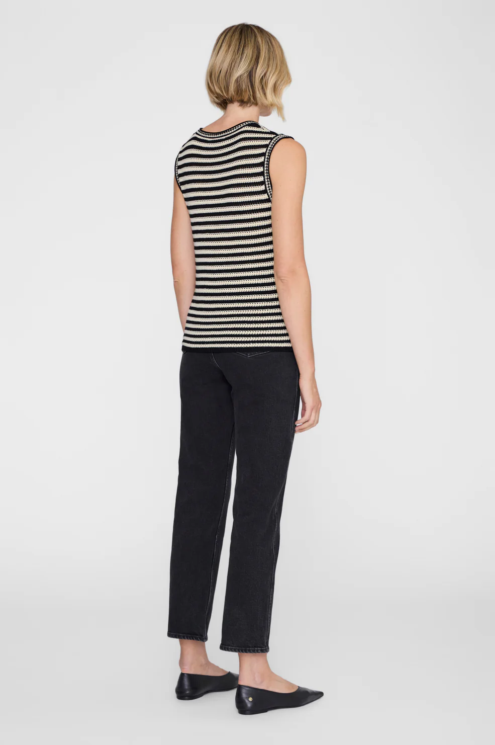2287-lowen-sweater-black-and-ivory-stripe-5.webp Lowen Sweater - Black And Ivory Stripe