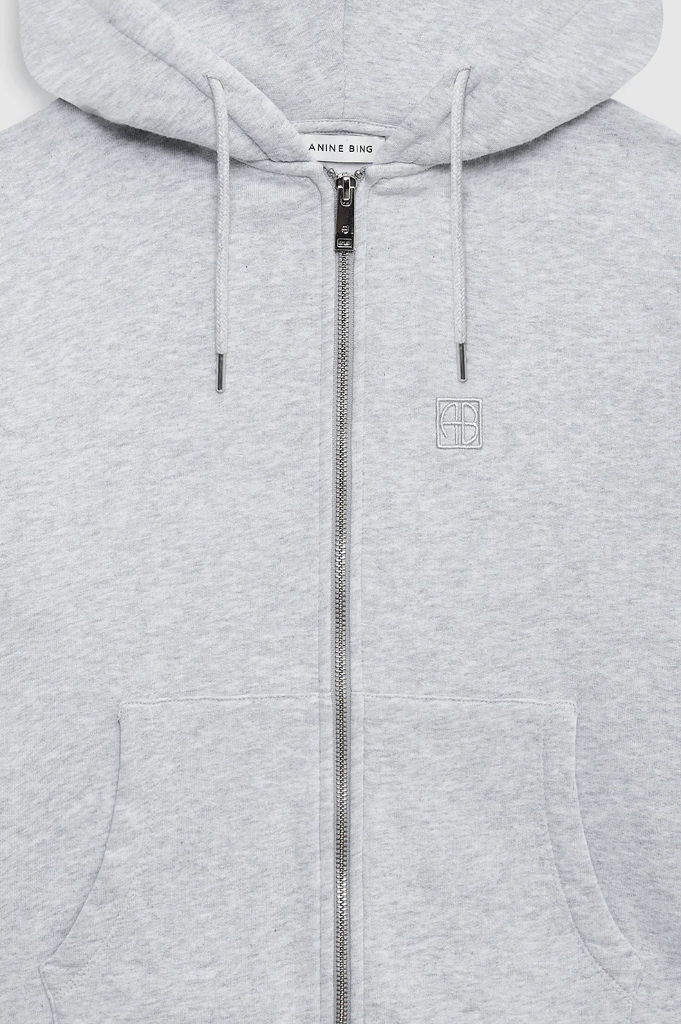 Casper Zip Up Bing - Grey Melange