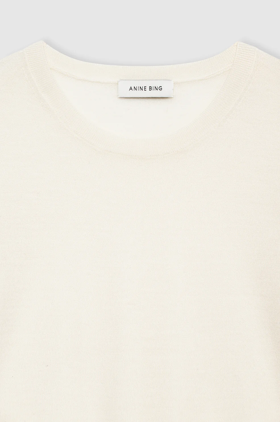 Mora Crop Sweater - Ivory