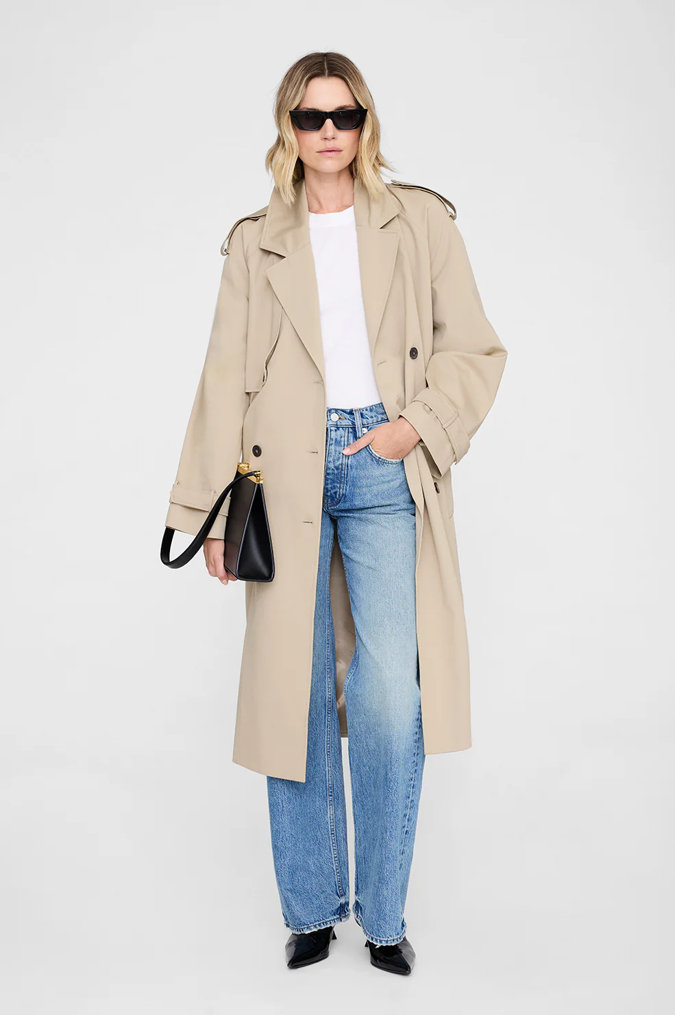 Rickie Maxi Trench - Beige