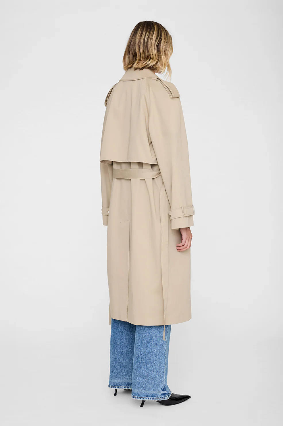 Rickie Maxi Trench - Beige