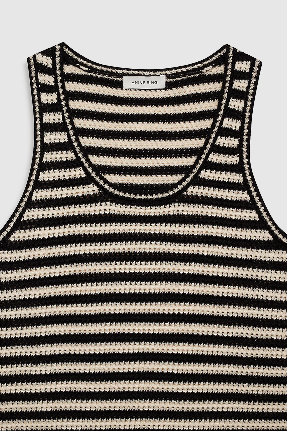 2384-arie-dress-black-and-ivory-stripe-4.webp Arie Dress - Black And Ivory Stripe