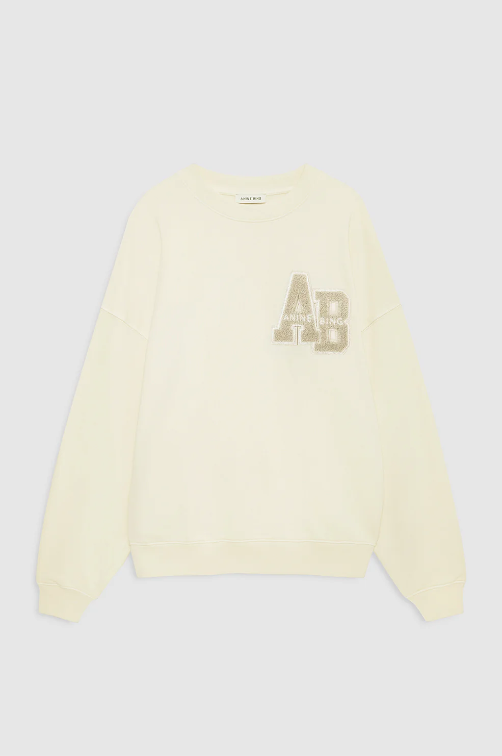 Miles Sweatshirt Letterman - Cream