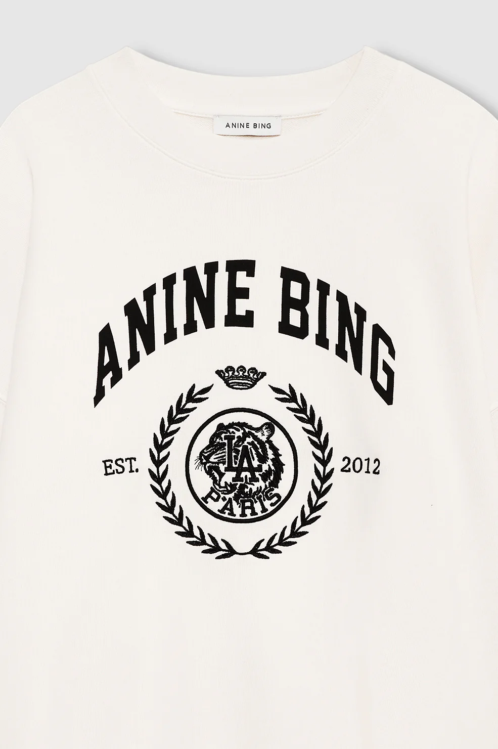 Miles Sweatshirt Collegiate - Cream