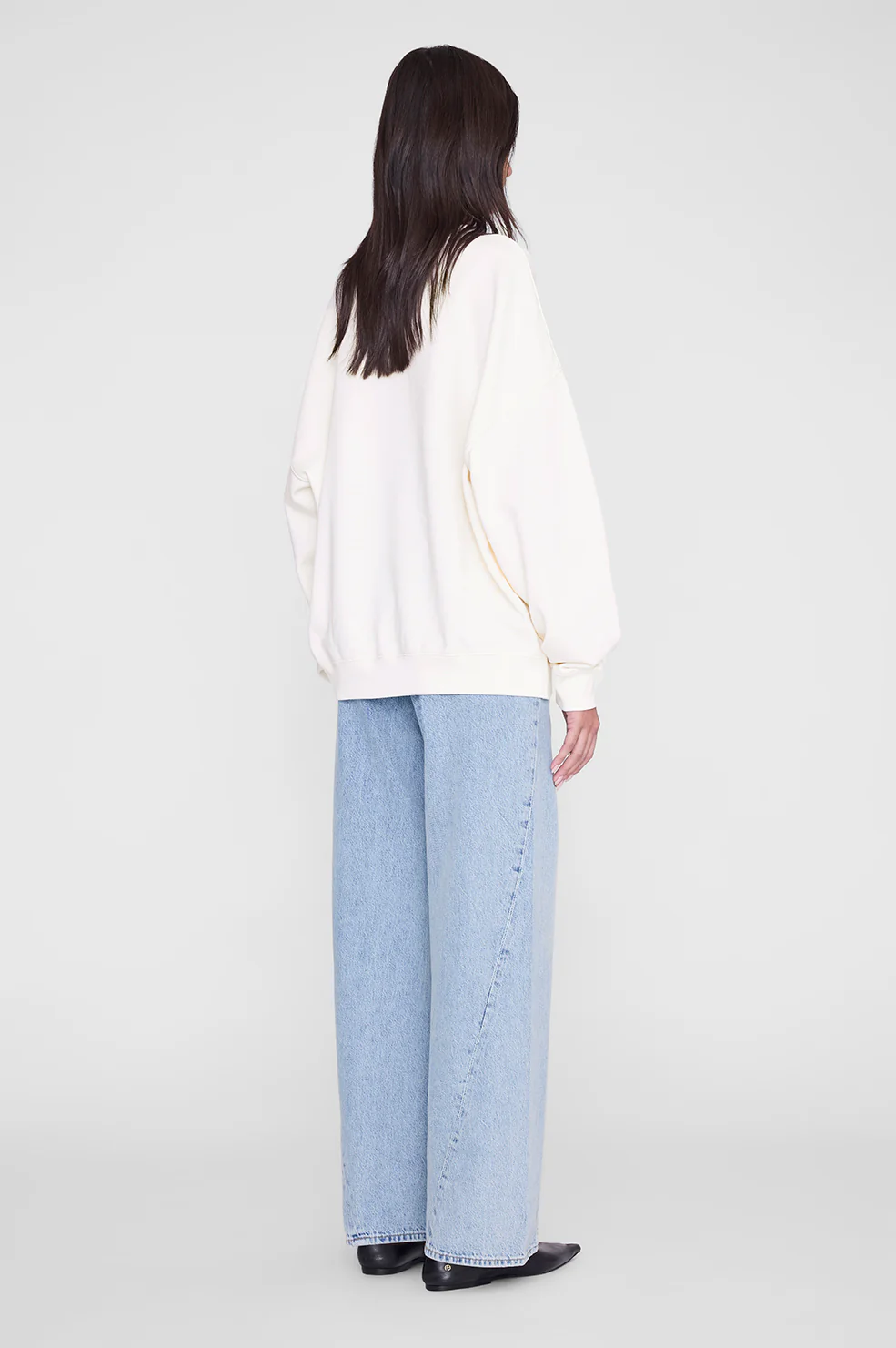 Miles Sweatshirt Collegiate - Cream