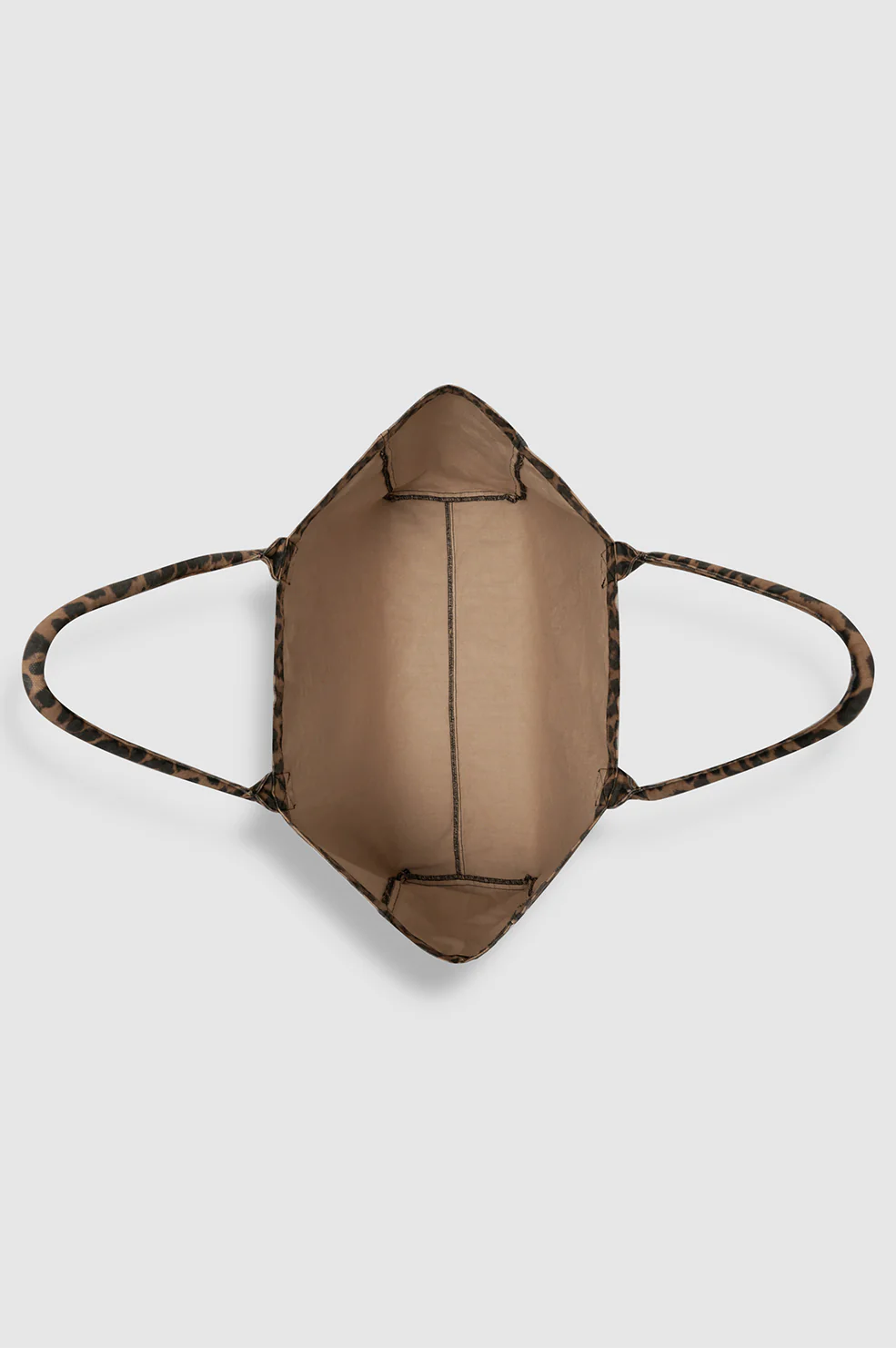 Leo Canvas Tote - Black And Brown Leopard
