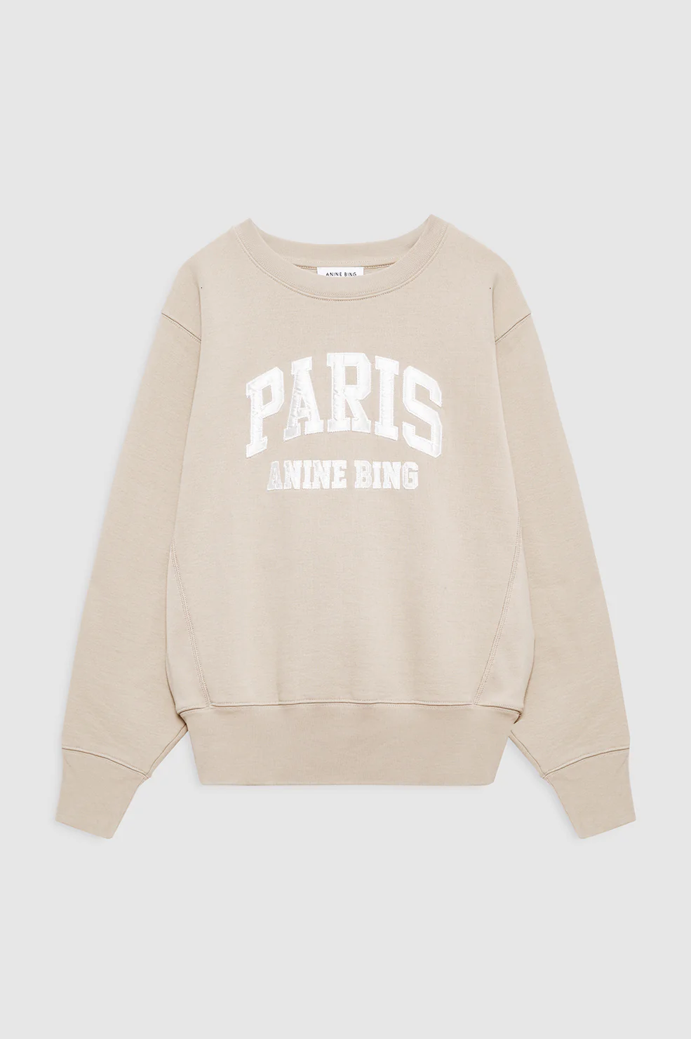Harry Shrunken Sweatshirt Paris - Beige