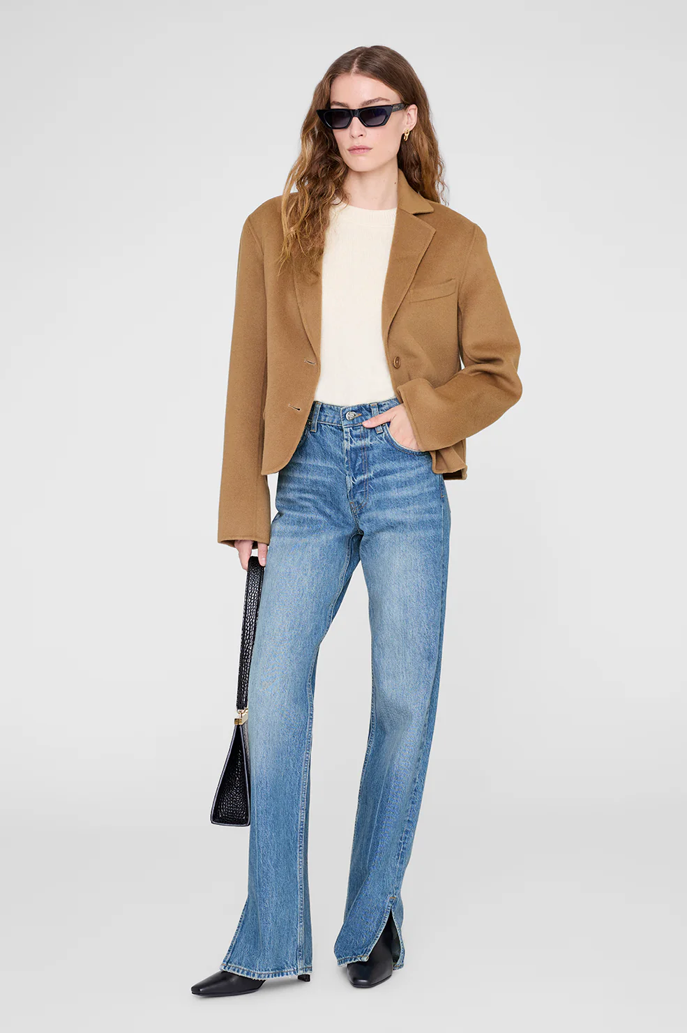 Etienne Blazer - Camel Cashmere Blend