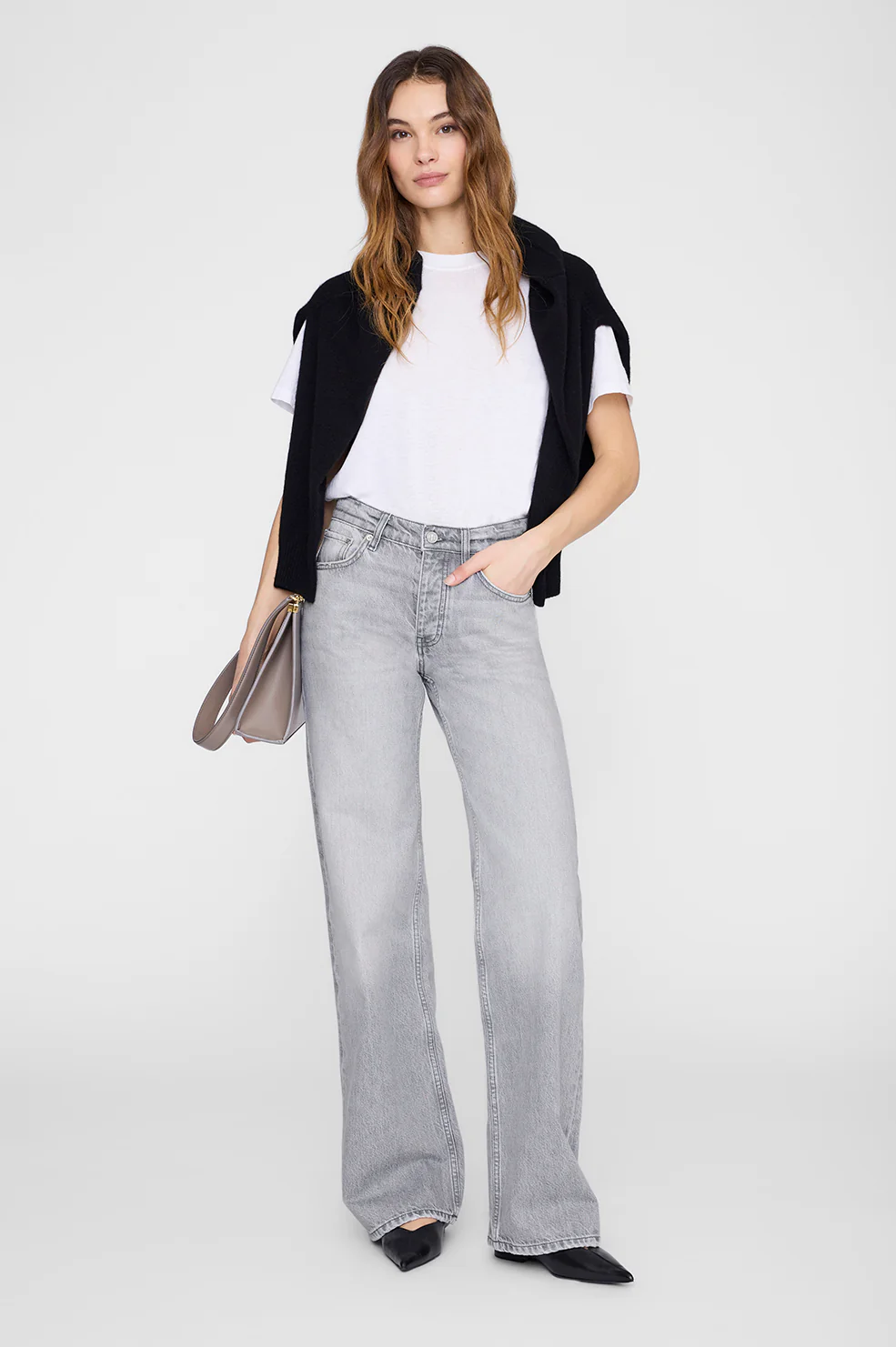 Hugh Jean 34" - Oyster Grey