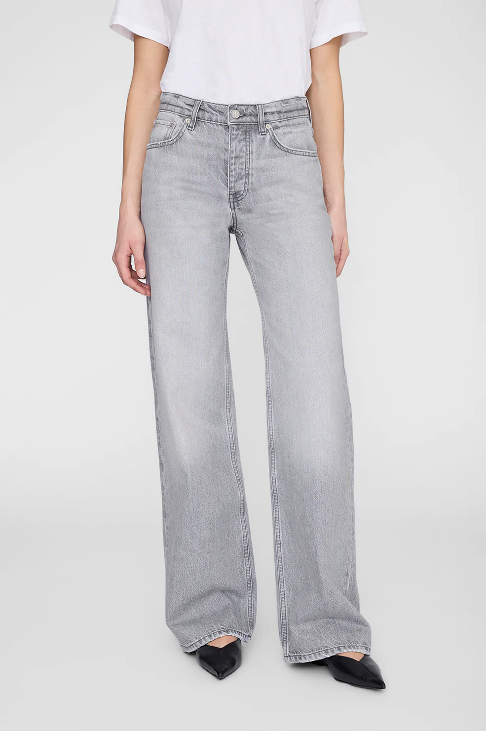 Hugh Jean 34" - Oyster Grey