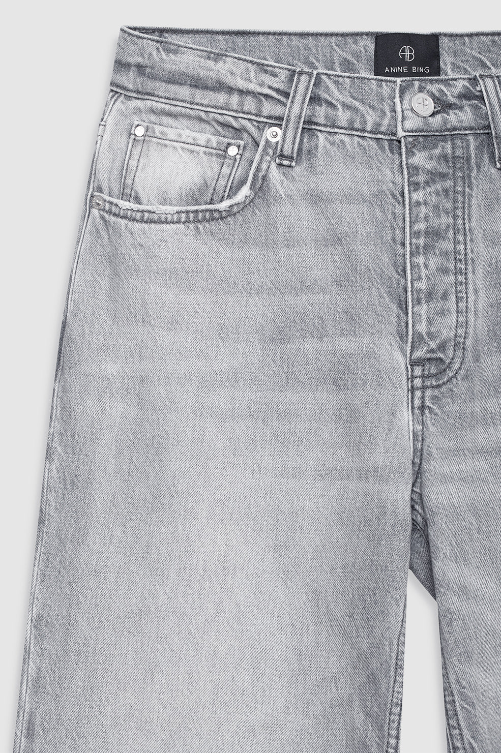Hugh Jean 34" - Oyster Grey
