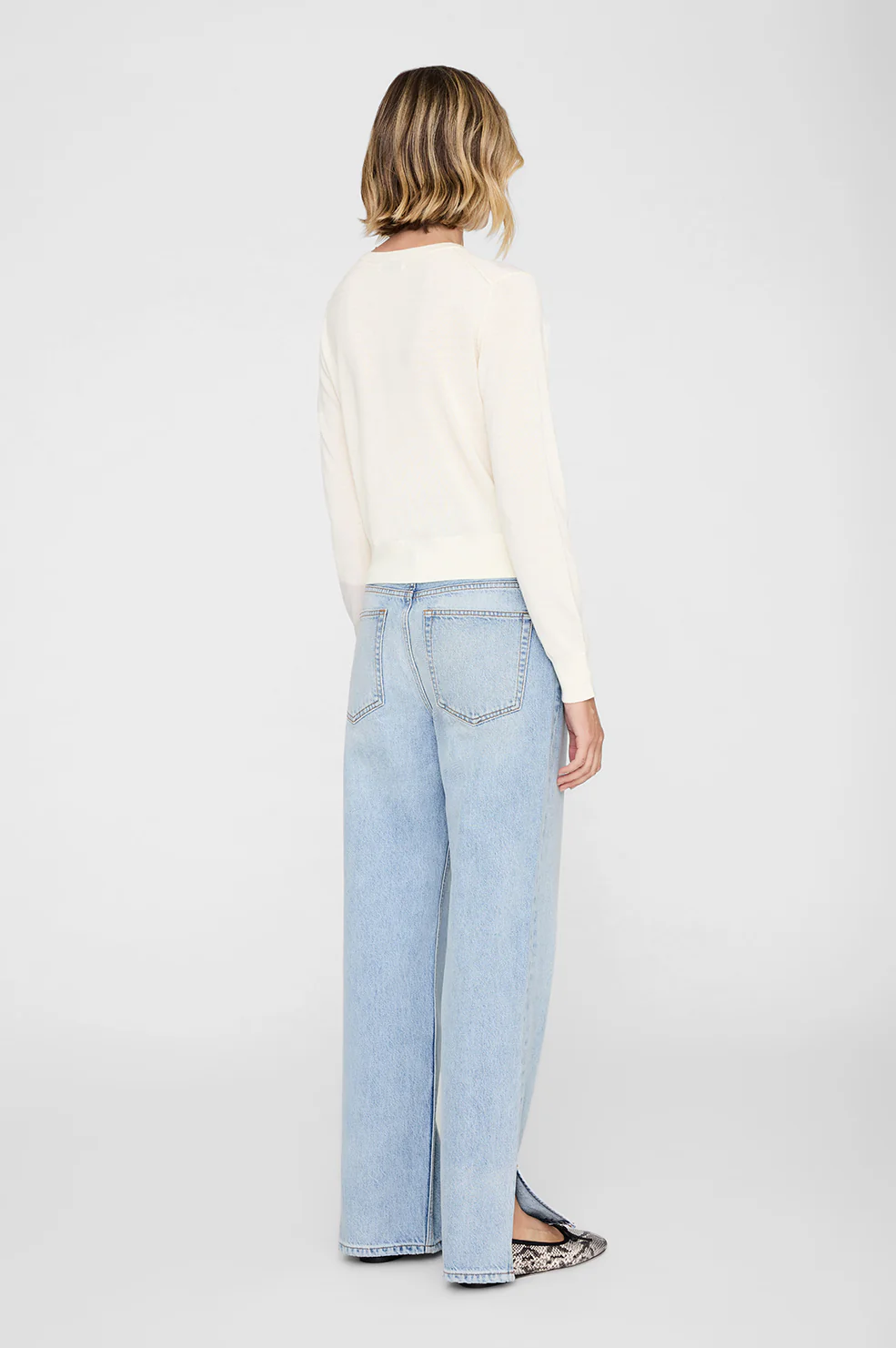 Moni Crop Sweater - Ivory