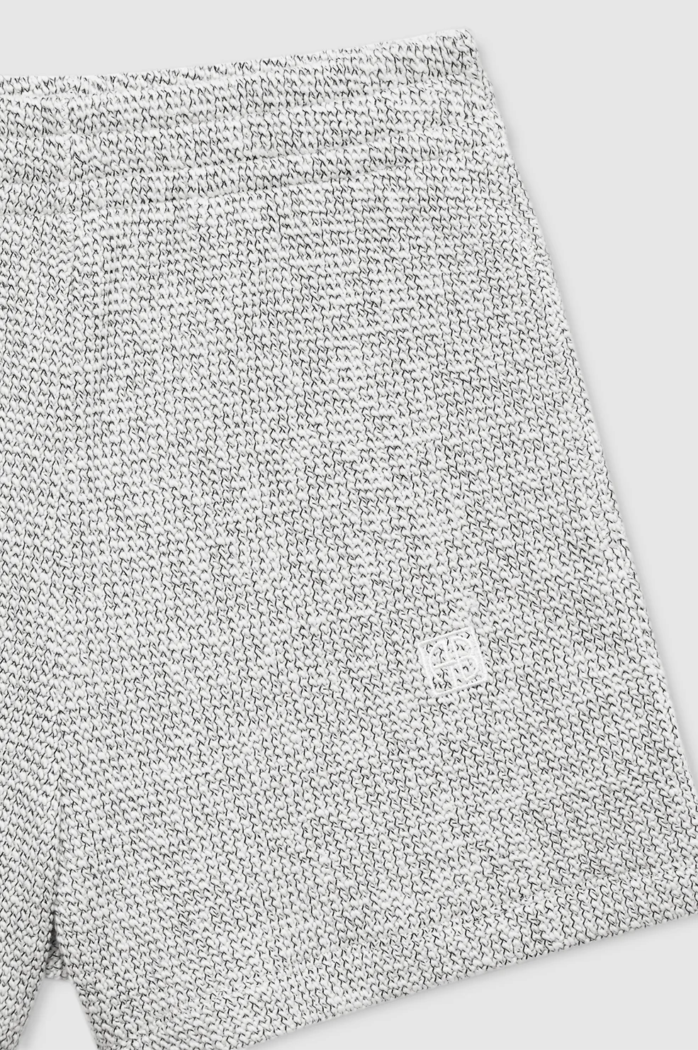 Kam Short Framed Monogram - Ivory And Black