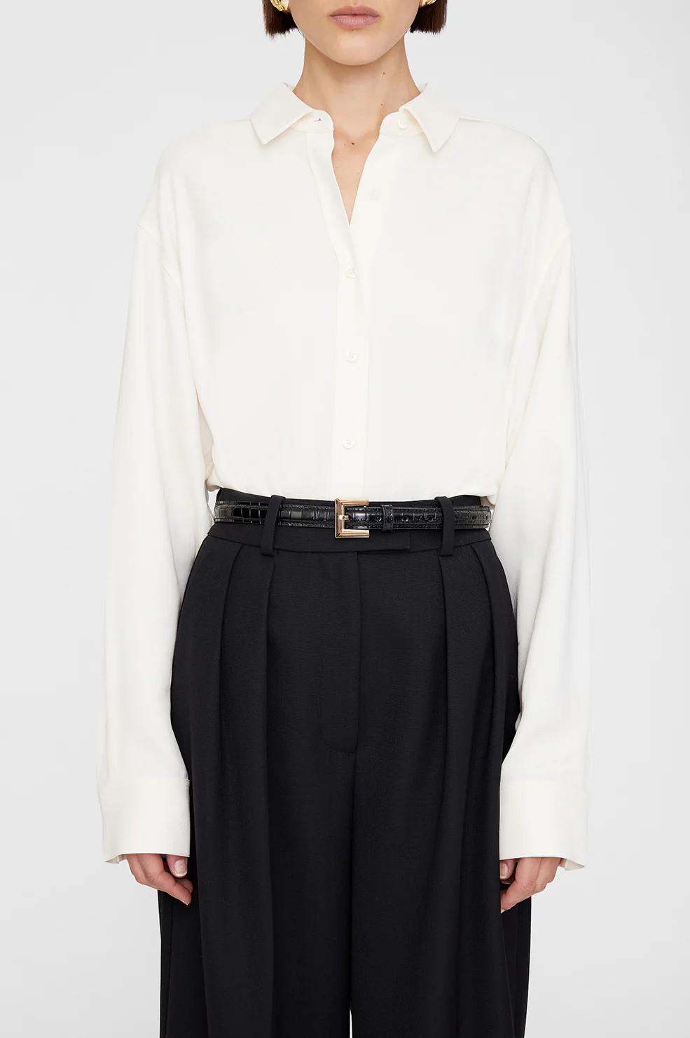 Nicola Belt - Black Embossed