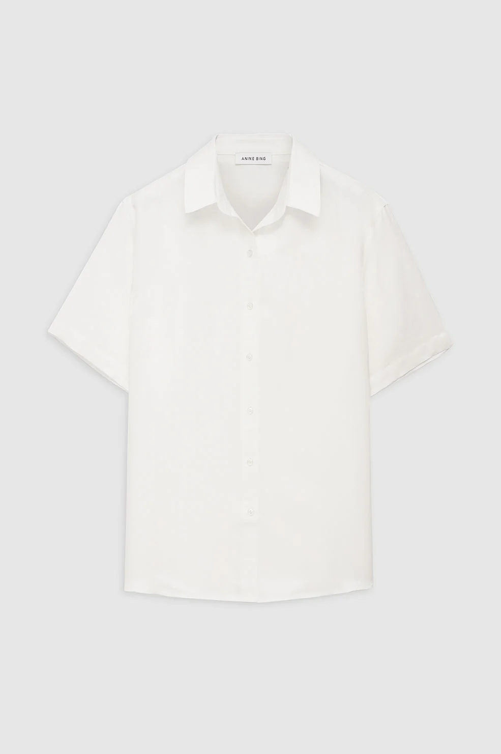 Bruni Shirt - White Linen Blend