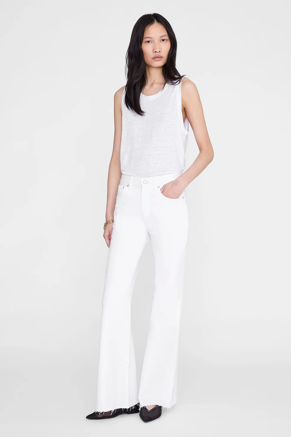 Wyatt Jean 34" - White