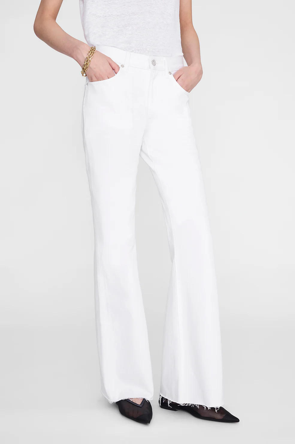 Wyatt Jean 34" - White