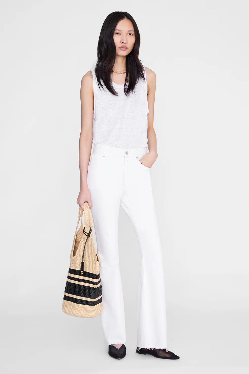 Wyatt Jean 34" - White