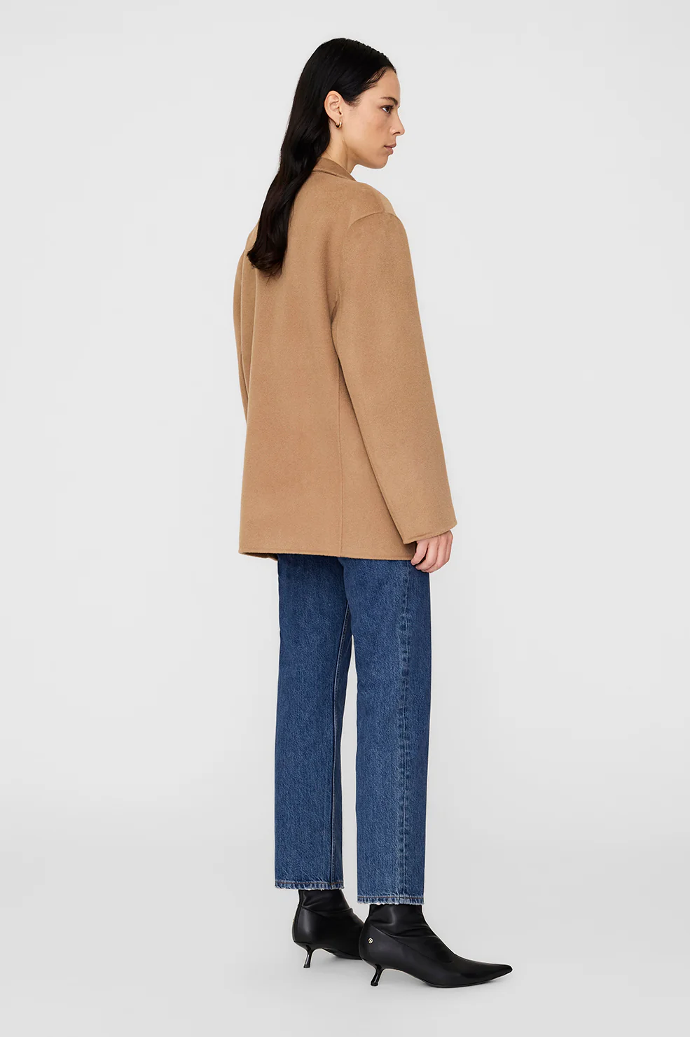 Quinn Blazer - Camel Cashmere Blend