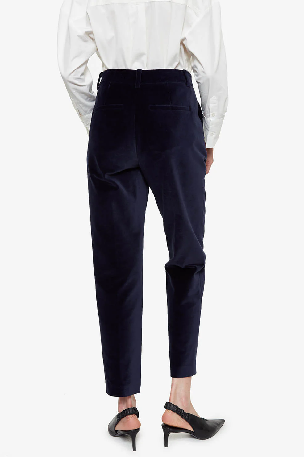 Ella Velvet Trousers - Ink