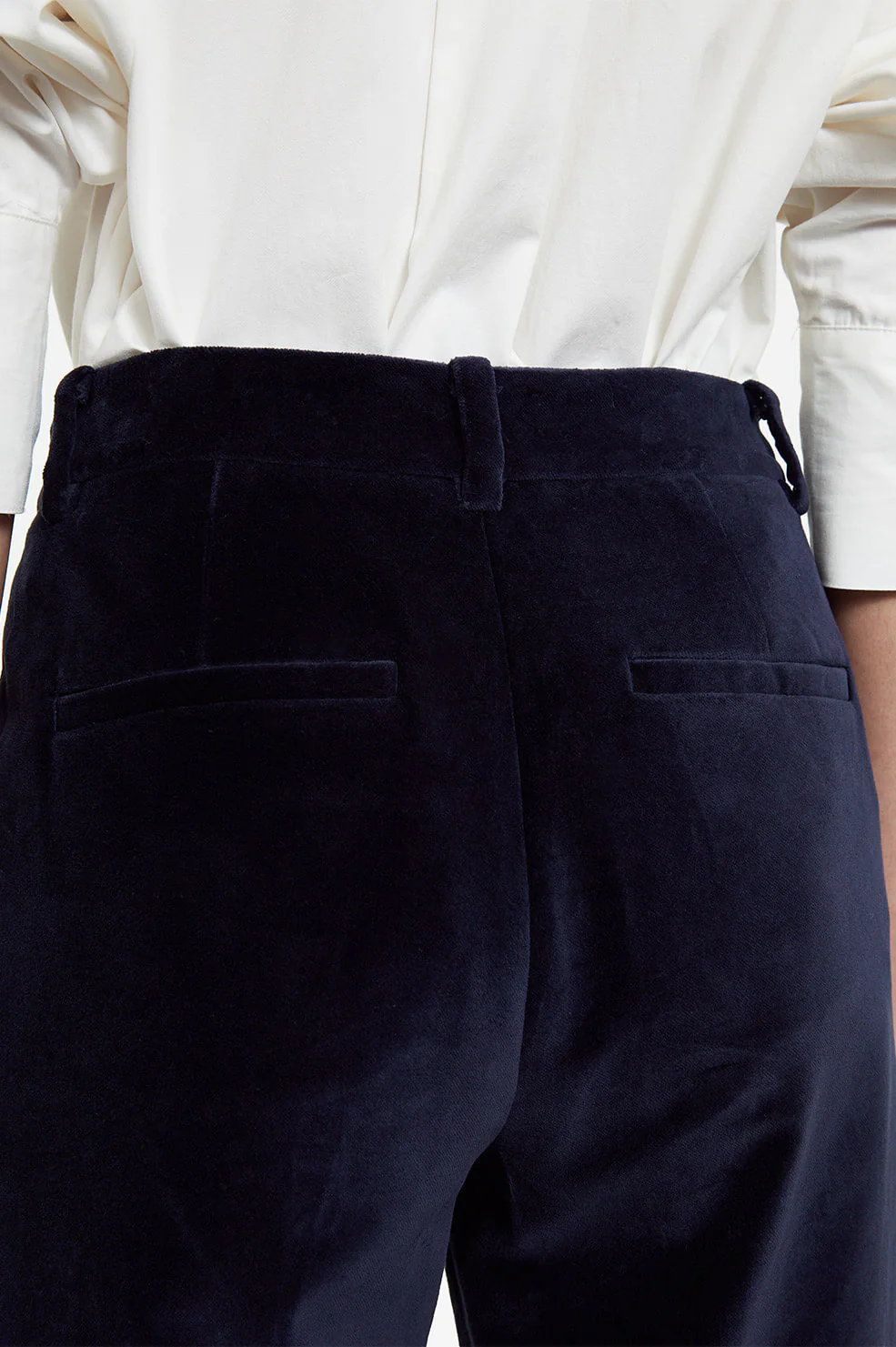 Ella Velvet Trousers - Ink
