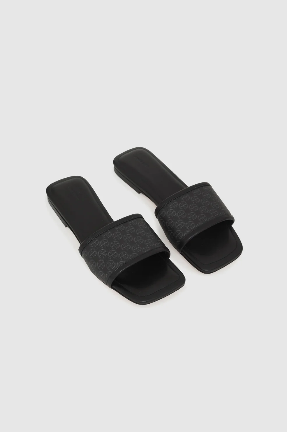 2799-ria-slides-black-monogram-print-3.webp Ria Slides - Black Monogram Print