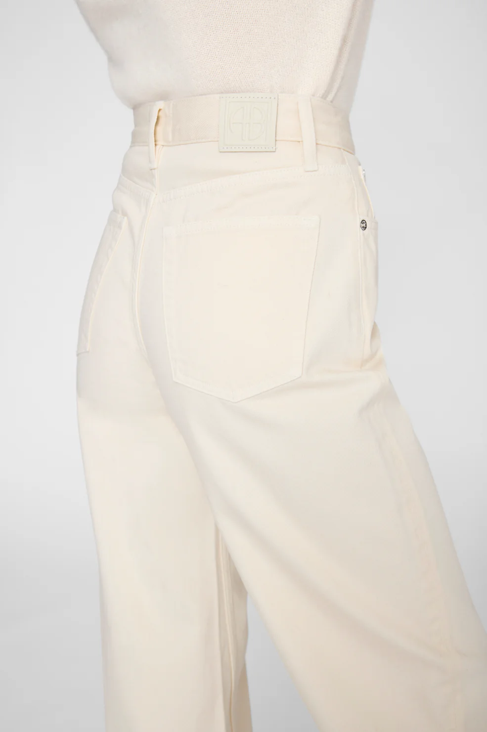 Brie Jean 33" - Cream