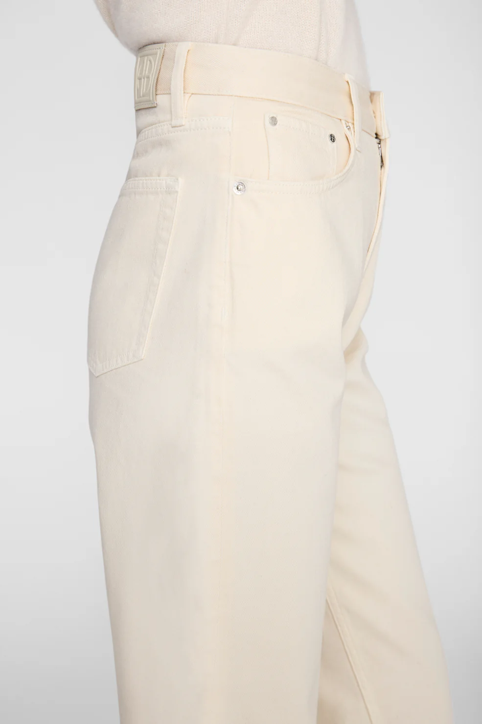 Brie Jean 33" - Cream