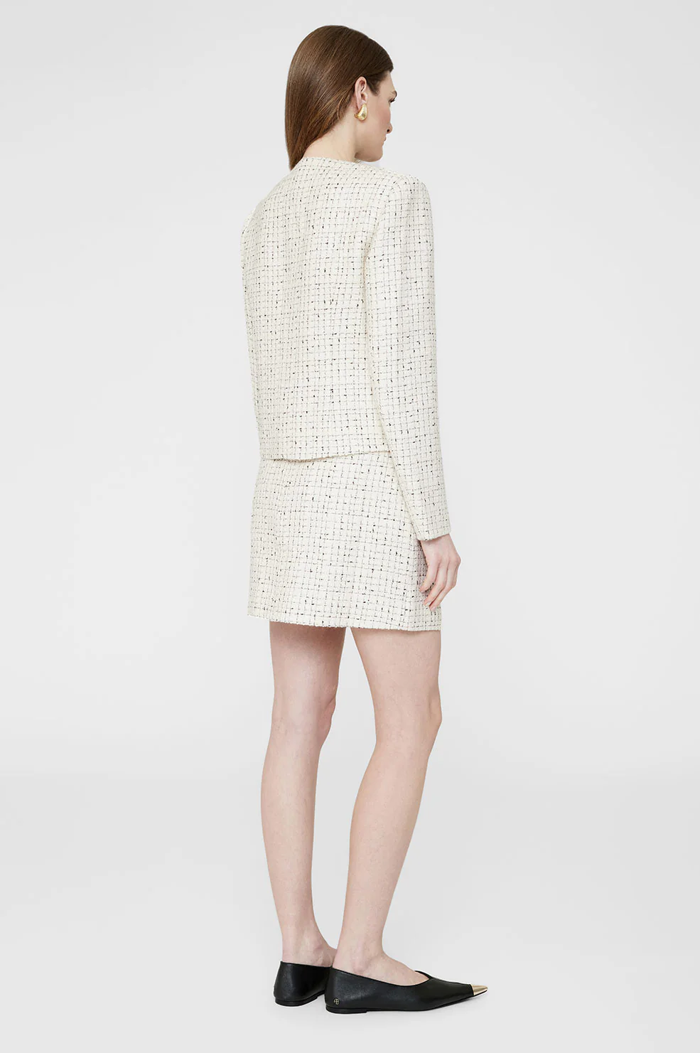 2895-mateo-skirt-cream-and-black-tweed-2.webp Mateo Skirt - Cream And Black Tweed