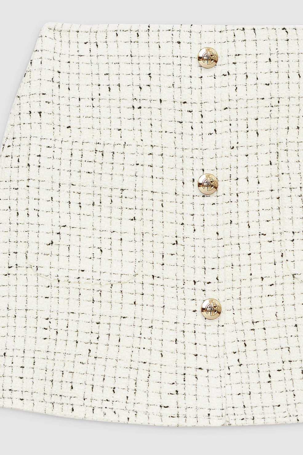 2895-mateo-skirt-cream-and-black-tweed-4.webp Mateo Skirt - Cream And Black Tweed