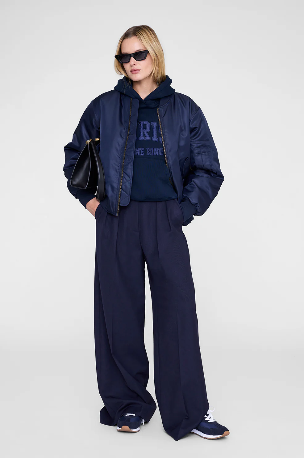 Juno Sneakers - Navy Suede