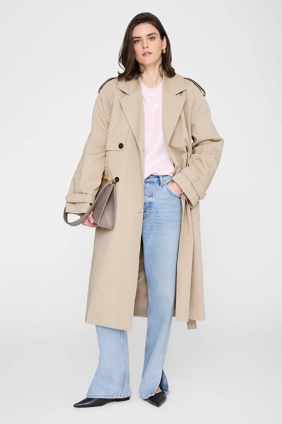 Spencer Sweatshirt Anine Bing - Powder Pink