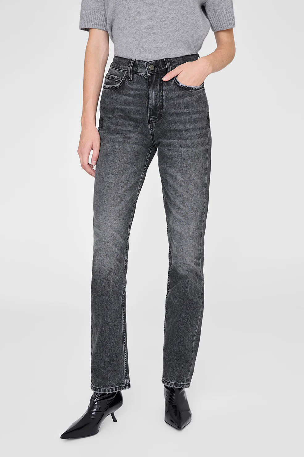 Bruno Jean 30" - Washed Smoke Grey