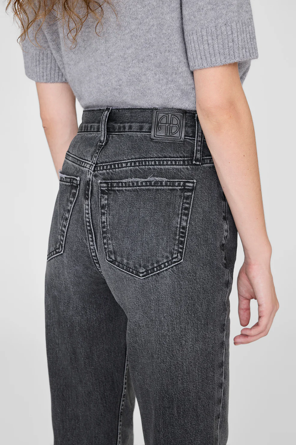 Bruno Jean 30" - Washed Smoke Grey