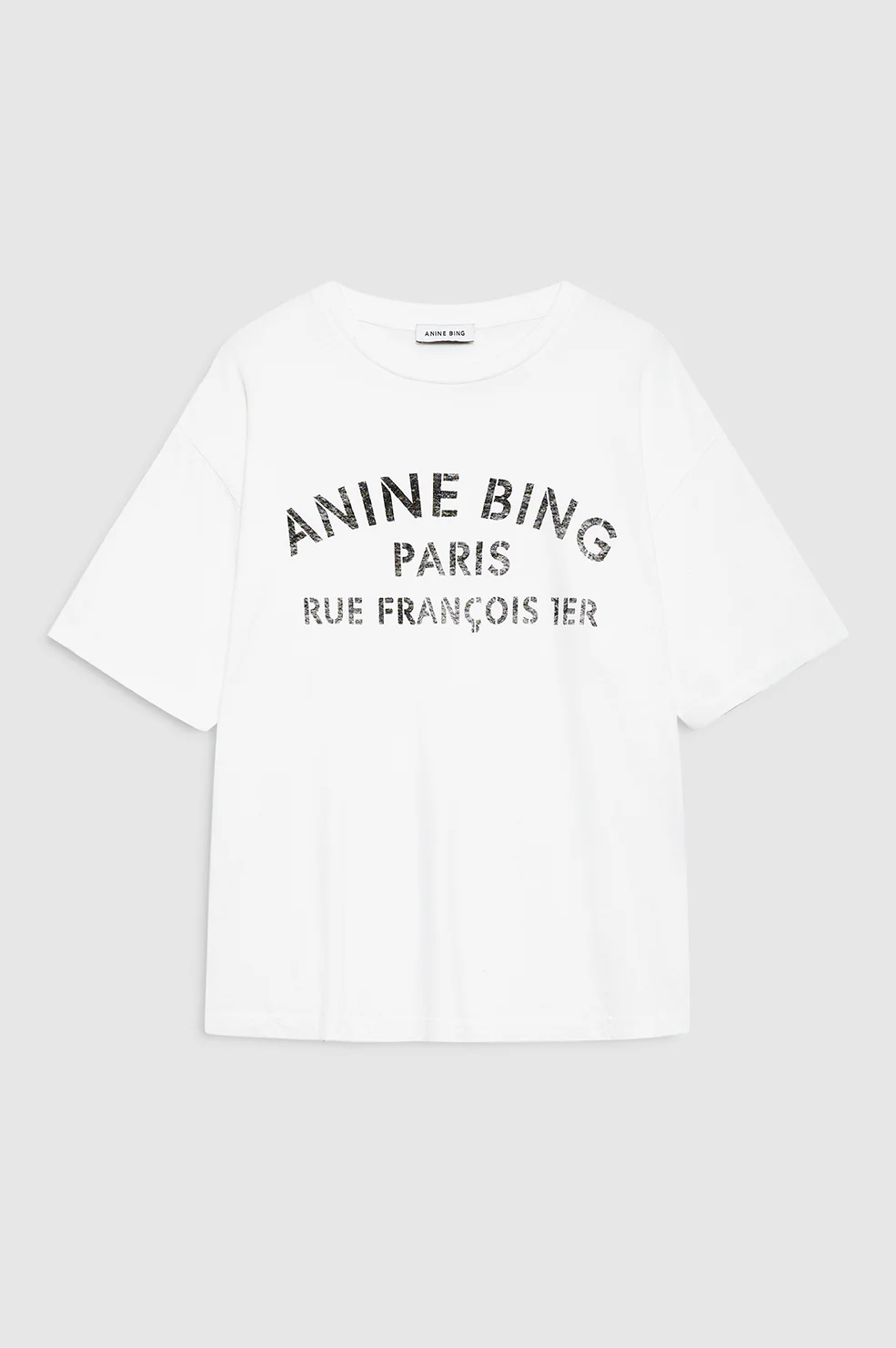 Cohen Tee Paris Stencil - Ivory