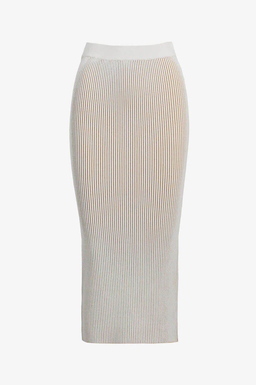 Julian Skirt - Ivory And Camel