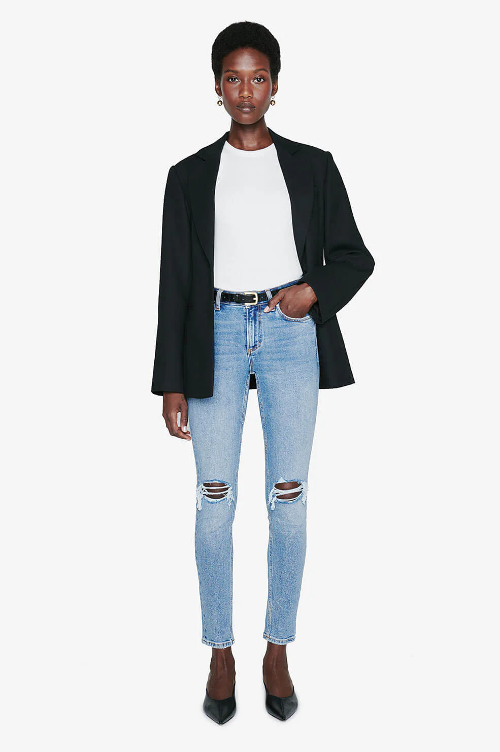 Gabe Jean - Destructed Light Indigo