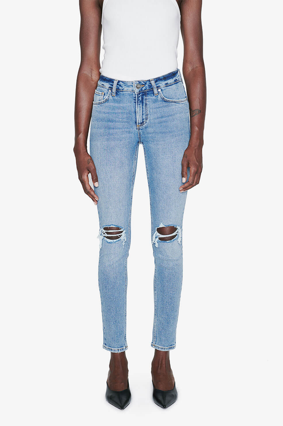Gabe Jean - Destructed Light Indigo