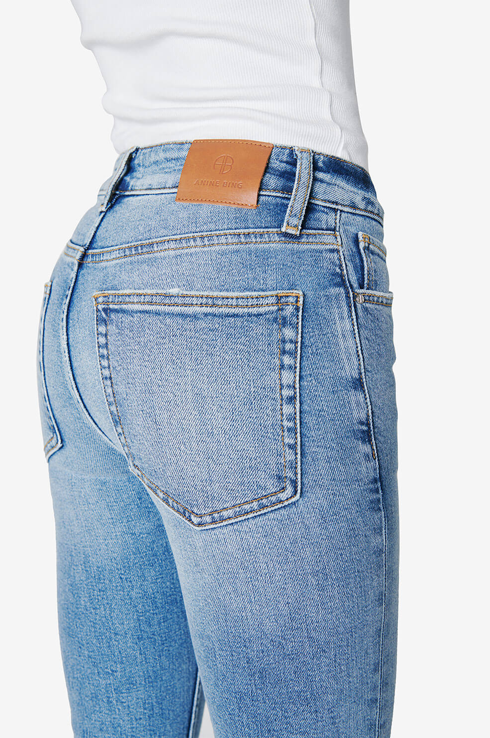 Gabe Jean - Destructed Light Indigo