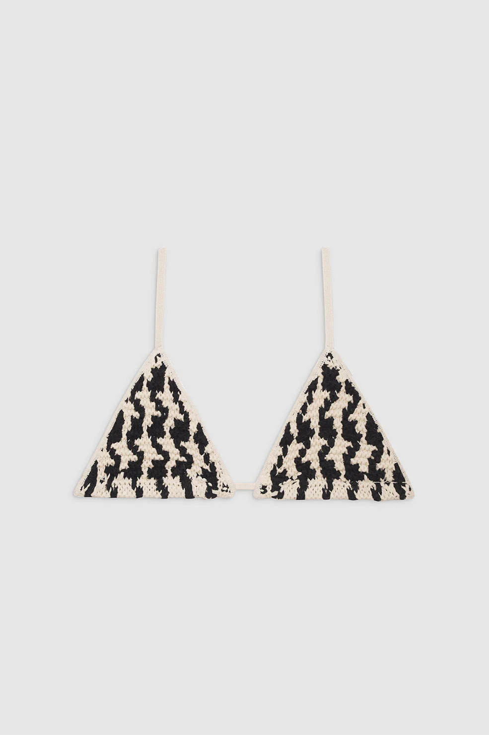 Omar Bra - Black And Cream Houndstooth