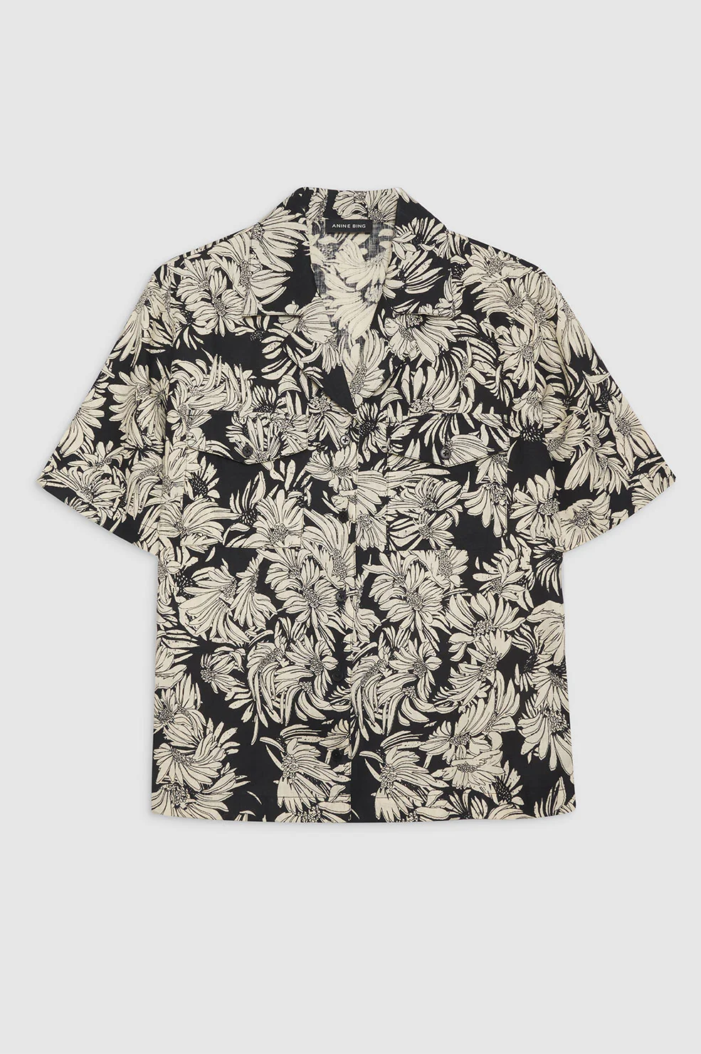 Hamilton Shirt - Black Floral Print