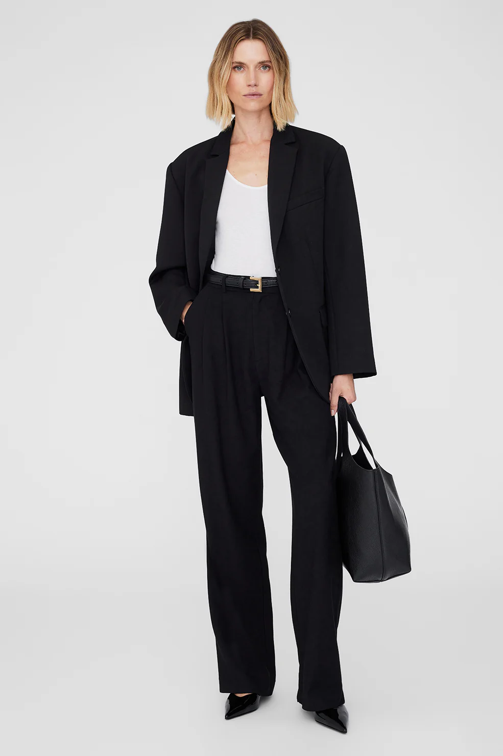 Carrie Pant - Black Twill