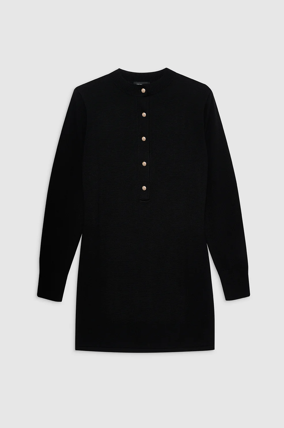 3407-ghita-dress-black-cashmere-blend-2.webp Ghita Dress - Black Cashmere Blend