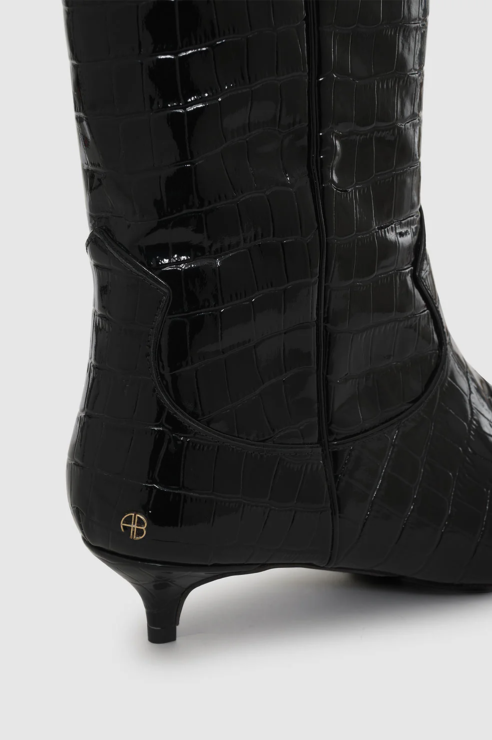 Tall Rae Boots - Black Embossed