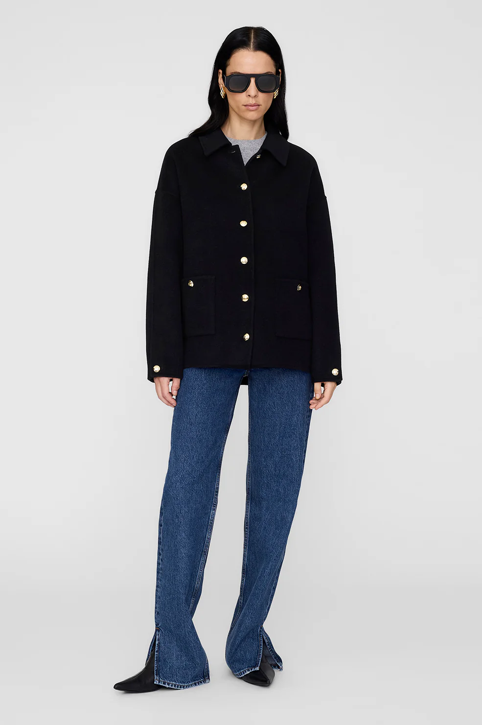 Luca Jacket - Black Cashmere Blend