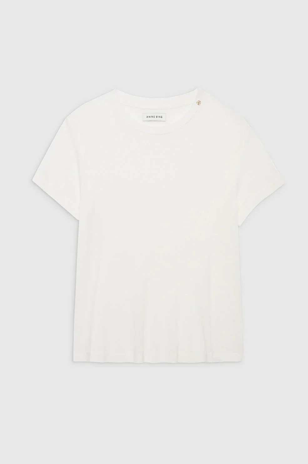 Amani Tee - Off White Cashmere Blend