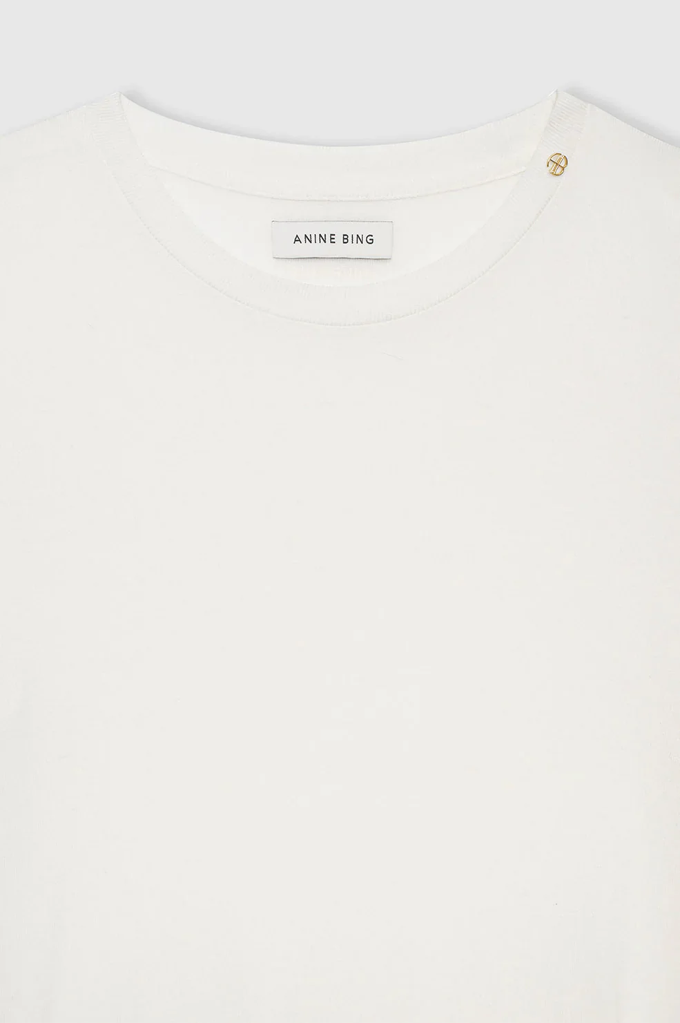 Amani Tee - Off White Cashmere Blend