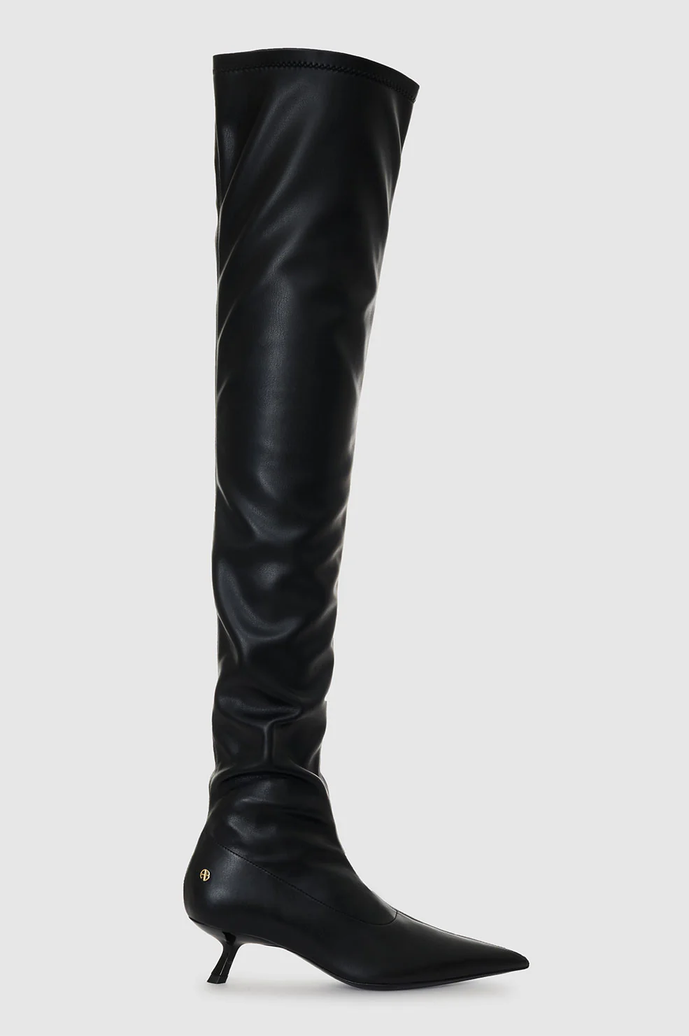 Over The Knee Hilda Boots - Black